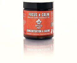 Myco Pet Focus & Calm Powder Dog Supplement, 30-g jar