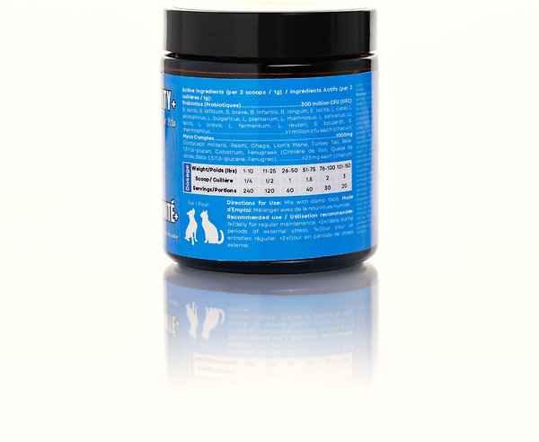 Show full view: Myco Pet Gut & Immunity Support Powder Dog Supplement, 30-g jar slide 4 of 7