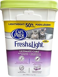 Cat's Pride Fresh & Light Ultimate Care Scented Cat Litter, 7.71-kg pail