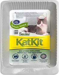Cat's Pride Saular Kat-Kit Disposable Cat Litter Tray with Litter, 10 count