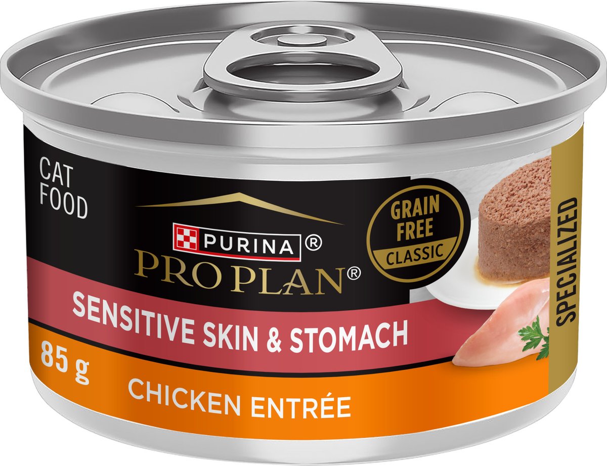 PURINA PRO PLAN Sensitive Skin & Stomach Chicken Entree Wet Cat