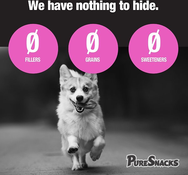 Show full view: PureSnacks Salmon Freeze-Dried Dog Treats, 100g/3.5-oz bag slide 5 of 8