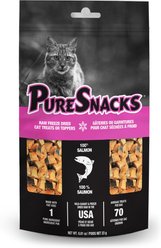 PureSnacks Salmon Freeze-Dried Cat Treats, 23g/0.81-oz bag