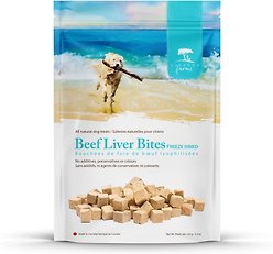 Caledon Farms Beef Liver Bites Grain-Free Freeze-Dried Dog Treats, 150-g bag