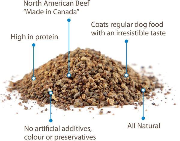 Show full view: Caledon Farms Sprinkles Beef Dry Dog Food Topper, 120-g jar slide 4 of 4