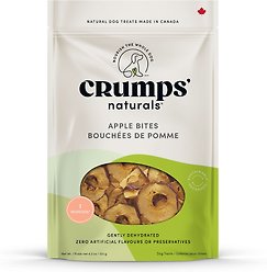 Crumps' Naturals Apple Bites Dehydrated Dog Treats, 120-g bag