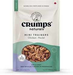 Crumps' Naturals Mini Trainers Semi Moist Chicken Soft & Chewy Dog Treats, 300-g bag