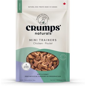 Crumps' Naturals Mini Trainers Semi Moist Chicken Soft & Chewy Dog Treats, 300-g bag