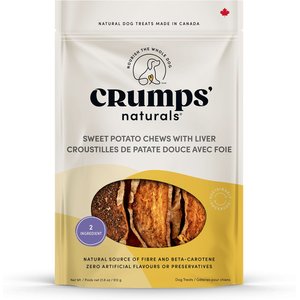 Crumps' Naturals Sweet Potato Liver Chews Dog Treats, 612-g bag
