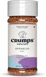 Crumps' Naturals Beef Sprinkles Dry Dog Food Toppers, 120-g jar