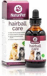 NaturPet Hairball Care Treatment for Cats, 100-mL bottle