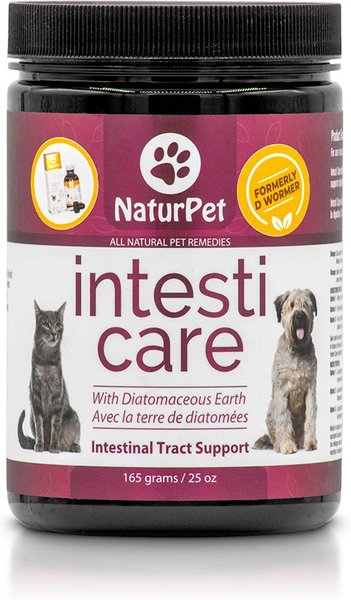 NATURPET Intesti Care Powder Supplement For Dogs & Cats, 165-g Jar ...