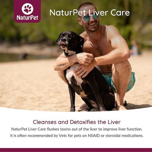 Show full view: NaturPet Liver Care Liquid Supplement for Dogs & Cats, 100-mL bottle slide 5 of 6