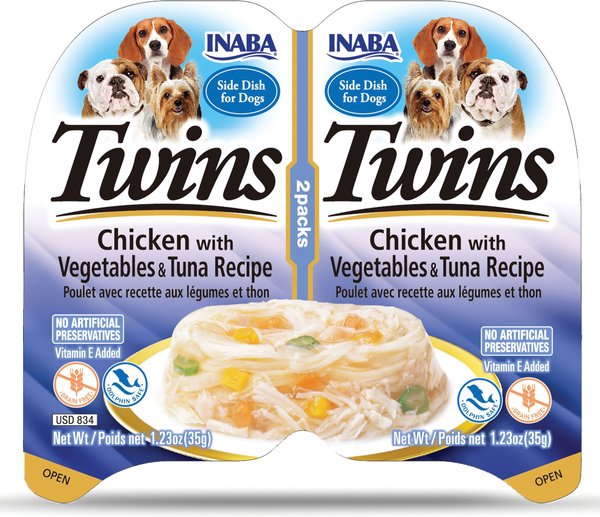 Inaba Dog Twin Cups Chicken With Vegetables Recipe Dog Food Topper Inaba Dog Twin Cups Chicken With Vegetables Recipe Dog Food Topper