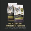 Show in main carousel: Purina Pro Plan Weight Management Turkey & Rice Entree Wet Cat Food, 85-g can, case of 24 slide 7 of 11