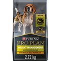 Purina Pro Plan Specialized Weight Management Shredded Blend Chicken & Rice Formula Dry Dog Food, 2.72-kg bag