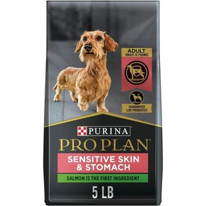 Purina Pro Plan Specialized Small Breed Sensitive Skin & Stomach Salmon & Rice Formula Dry Dog Food, 2.27-kg bag