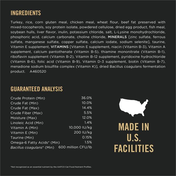 Show full view: Purina Pro Plan LiveClear Indoor Turkey & Rice Formula Dry Cat Food, 2.49-kg bag slide 8 of 11