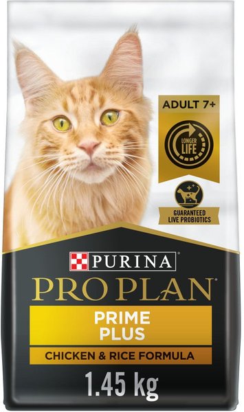 PURINA PRO PLAN Senior Prime Plus Chicken Rice Formula Dry Cat