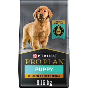 Purina Pro Plan Development Chicken & Rice Formula Dry Dog Food, 8.16-kg bag