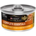 Purina Pro Plan Complete Essentials White Meat Chicken & Vegetables Entree Wet Cat Food, 85-g can, case of 24