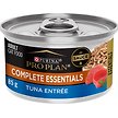 Show in main carousel: Purina Pro Plan Complete Essentials Tuna Entree Wet Cat Food, 85-g can, case of 24 slide 1 of 11