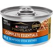 Show in main carousel: Purina Pro Plan Complete Essentials Seafood Stew Entree Wet Cat Food, 85-g can, case of 24 slide 1 of 11