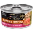 Show in main carousel: Purina Pro Plan Complete Essentials Salmon & Rice Entree in Sauce Wet Cat Food, 85-g can, case of 24 slide 1 of 11