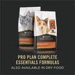 Show in main carousel: Purina Pro Plan Complete Essentials Salmon & Rice Entree in Sauce Wet Cat Food, 85-g can, case of 24 slide 6 of 11