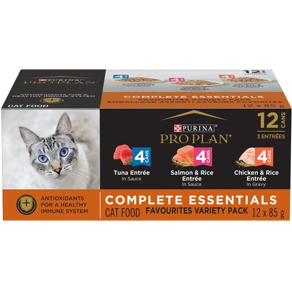 PURINA PRO PLAN Turkey Cheese Entree Wet Cat Food 85 g can