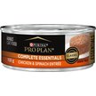 Show in main carousel: Purina Pro Plan Complete Essentials Chicken & Spinach Entree Wet Cat Food, 156-g can, case of 24 slide 1 of 11