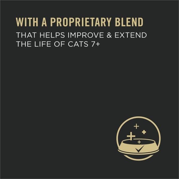 Show full view: Purina Pro Plan Adult 7+ Prime Plus Salmon & Tuna Formula Wet Cat Food, 85-g can, case of 24 slide 4 of 10