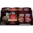 Show in main carousel: Purina ONE True Instinct Tender Cuts in Gravy Variety Pack Turkey & Venison, Beef & Bison Wet Dog Food, 368-g can, case of 6 slide 1 of 9