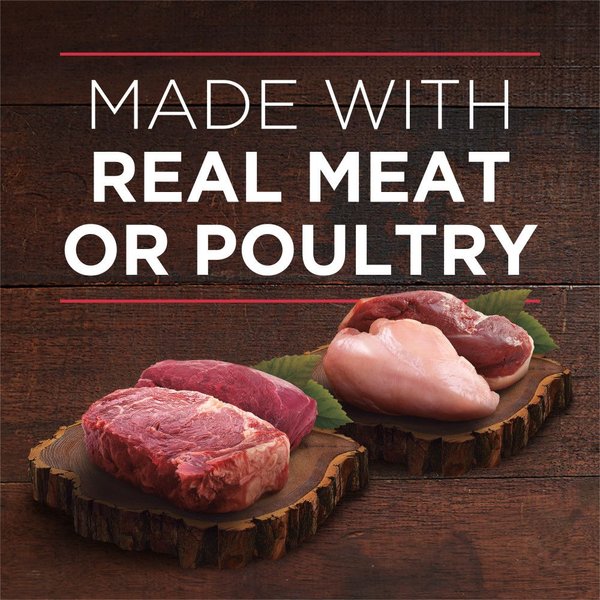 Show full view: Purina ONE True Instinct Tender Cuts in Gravy Variety Pack Turkey & Venison, Beef & Bison Wet Dog Food, 368-g can, case of 6 slide 4 of 9