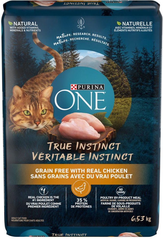 PURINA ONE True Instinct Grain Free Chicken Dry Cat Food 6.53 kg