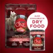 Show in main carousel: Purina ONE True Instinct Classic Ground Beef & Wild-Caught Salmon Wet Dog Food, 368-g can, case of 12 slide 6 of 10