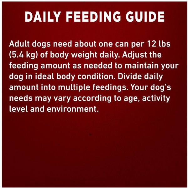 Show full view: Purina ONE True Instinct Classic Ground Beef & Bison Wet Dog Food, 368-g can, case of 12 slide 9 of 10
