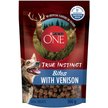 Show in main carousel: Purina ONE True Instinct Bites Venison Dog Treats, 566-g pouch slide 1 of 9