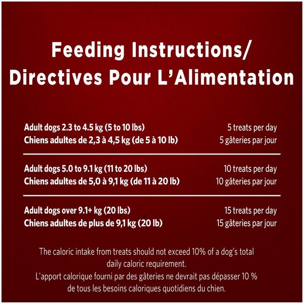 Show full view: Purina ONE True Instinct Bites Venison Dog Treats, 566-g pouch slide 9 of 9