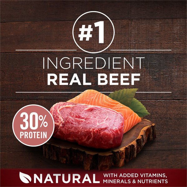 Show full view: Purina ONE True Instinct Beef & Salmon Dry Dog Food, 12.4-kg bag slide 4 of 10