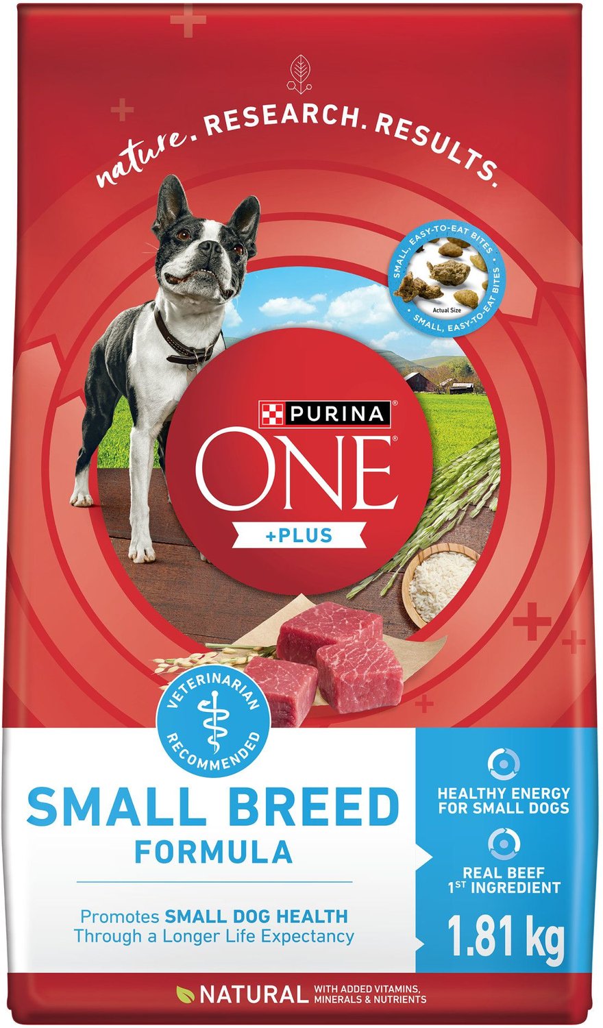 PURINA ONE SmartBlend Small Breed Formula Beef Dry Dog Food