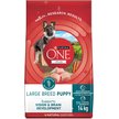 Show in main carousel: Purina ONE SmartBlend Large Breed Puppy Formula Chicken Dry Dog Food, 14-kg bag slide 1 of 10