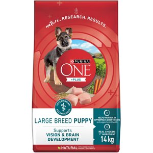 PURINA ONE SmartBlend Large Breed Puppy Formula Chicken Dry Dog Food 14 kg bag Chewy Canada