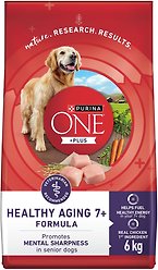 Purina ONE SmartBlend Healthy Aging 7+ Formula Chicken Dry Dog Food, 6-kg bag