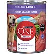 Show in main carousel: Purina ONE Plus+ Healthy Aging 7+ Classic Ground Turkey & Barley Entree Wet Dog Food, 368-g can, case of 12 slide 1 of 12