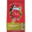 Show in main carousel: Purina ONE Lamb & Rice Formula Dry Dog Food, 1.81-kg bag slide 1 of 10