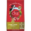 Show in main carousel: Purina ONE Lamb & Rice Formula Dry Dog Food, 3.63-kg bag slide 1 of 10