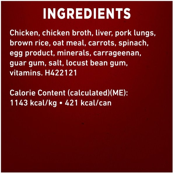 Show full view: Purina ONE Classic Ground Chicken & Brown Rice Entree Wet Dog Food, 368-g can, case of 12 slide 8 of 12