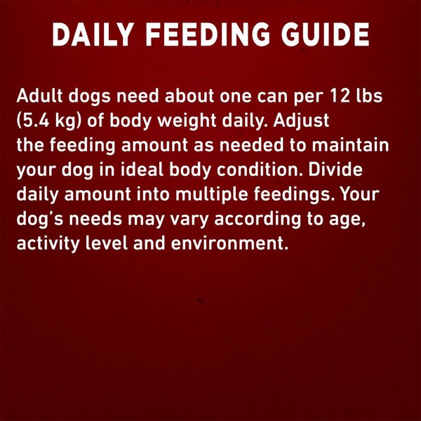 Show full view: Purina ONE Classic Ground Beef & Brown Rice Entree Wet Dog Food, 368-g can, case of 12 slide 9 of 10