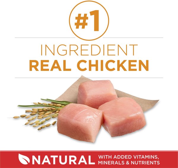 Show full view: Purina ONE Chicken & Rice Formula Dry Dog Food, 1.81-kg bag slide 4 of 10